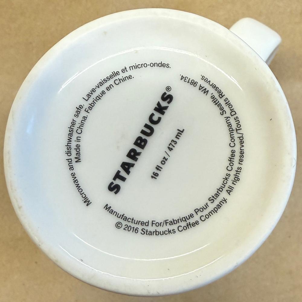 Starbucks Christmas Tree Ornaments Siren Mug-2016